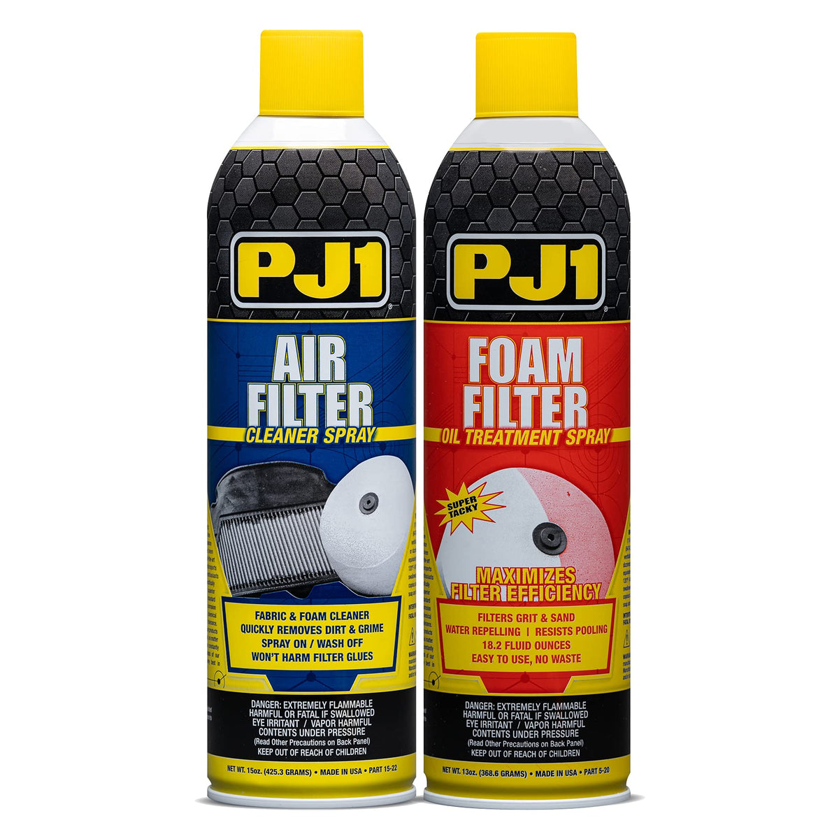 PJ1 15-202 foam filter care kit bottle and spray, helps keep foam filters clean and protected.