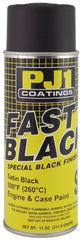 PJ1 16-SAT Satin Black Engine Paint aerosol delivers durable satin finish for engine surfaces and easy cleaning.