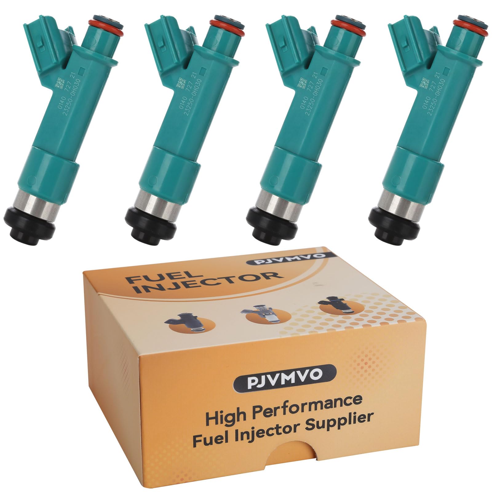 Pjvmvo 23209-0H030 fuel injector set for Toyota 2.4L with four ready-to-install units.