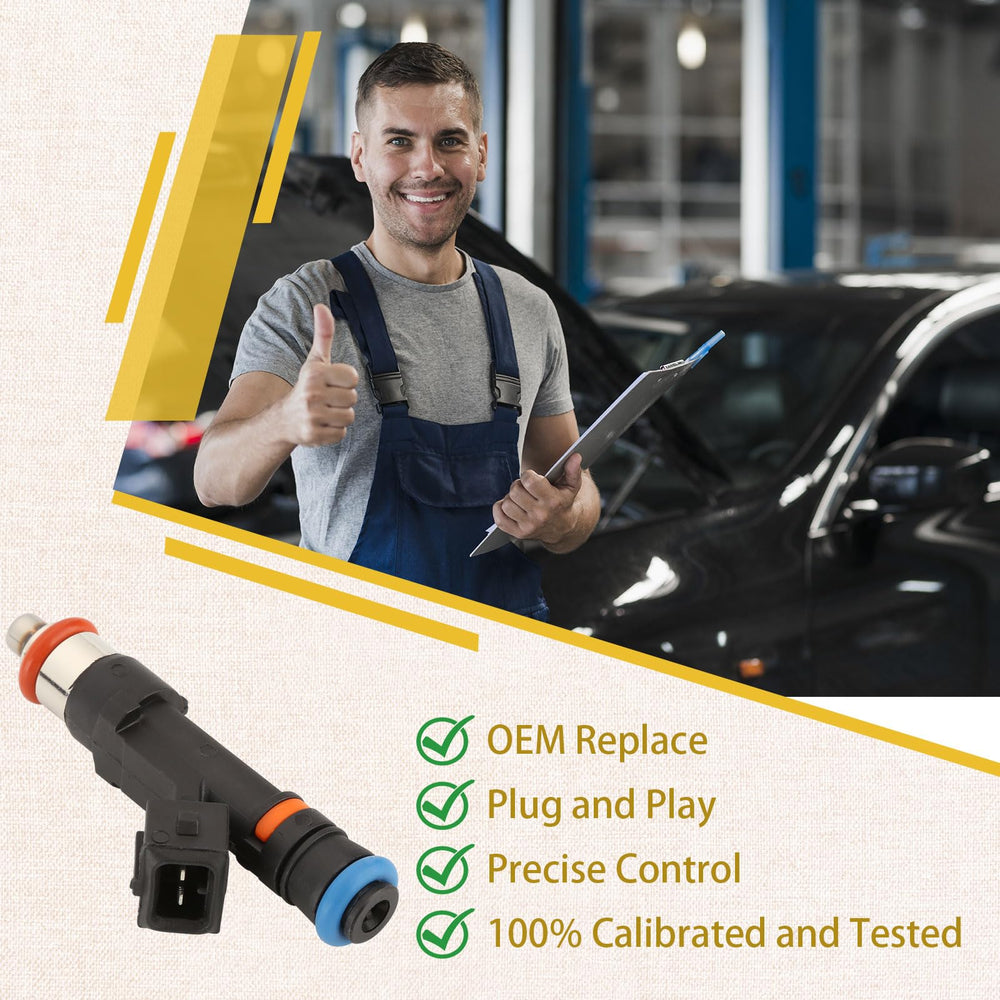 PJVMVO 4-pack fuel injectors included for complete engine refresh