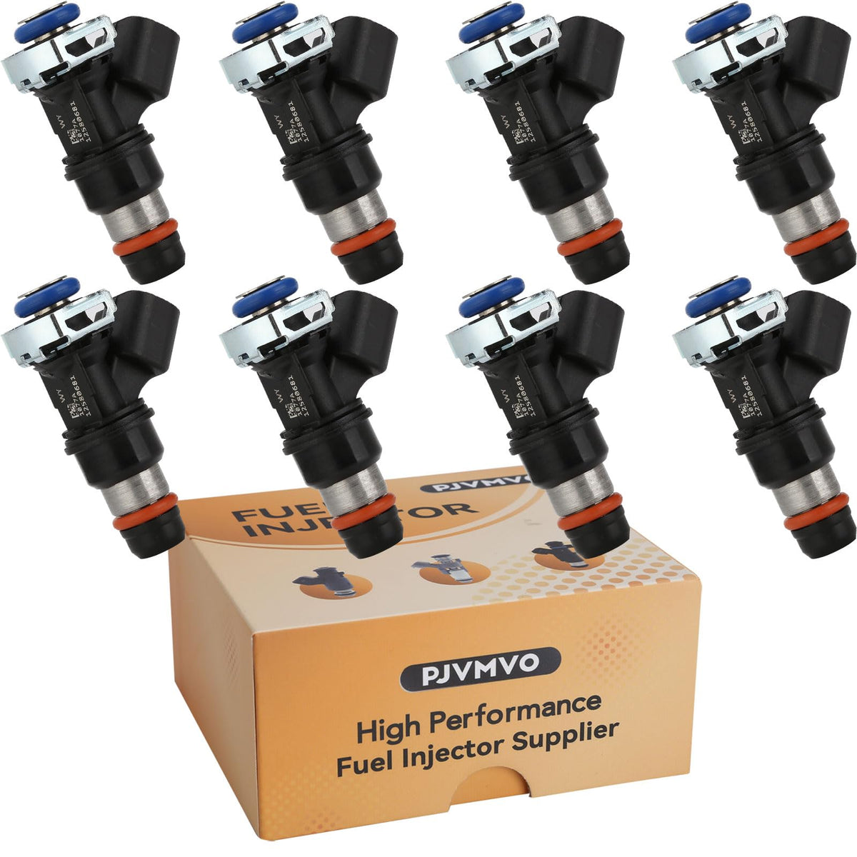 PJVMVO fuel injectors set of 8 for Chevy 4.8L/5.3L enables precise fuel delivery