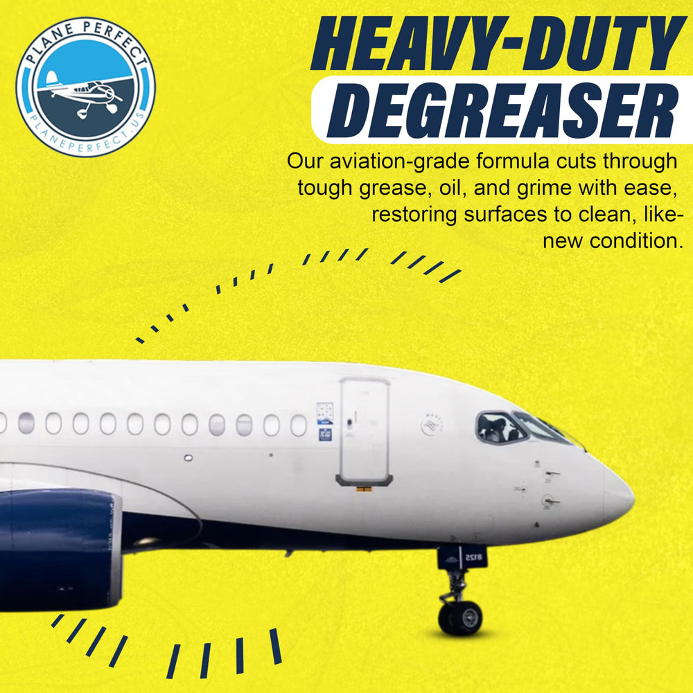 Degreaser used on metal and painted surfaces for residue-free wipe