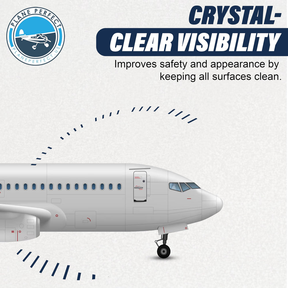 Plane Perfect Eyes Outside aviation-grade cleaner safe for plastics.