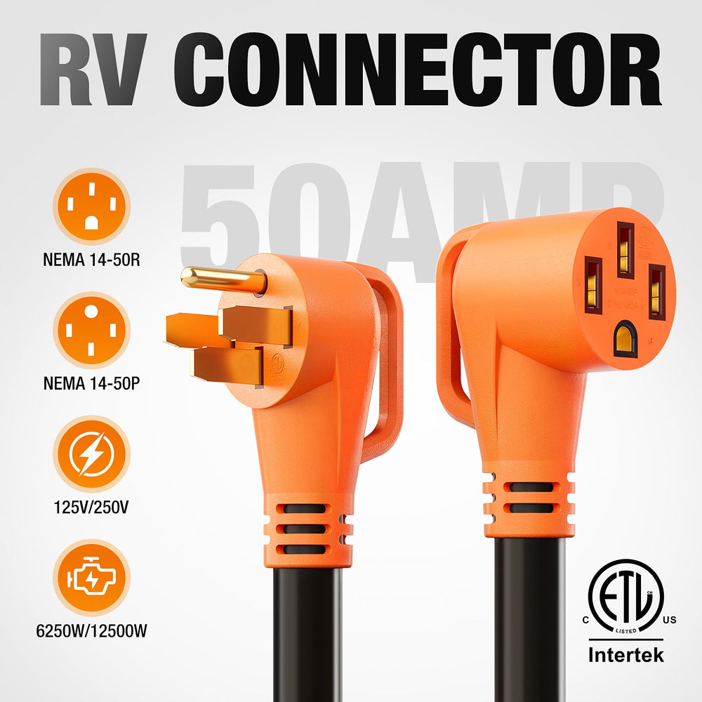 Plapower outdoor RV extension cord with IP65 waterproof rating for all-weather use