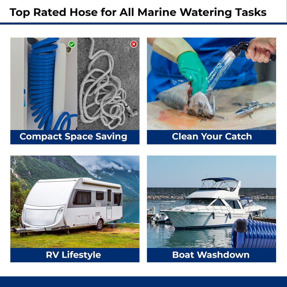 Plastair Marine SpringHose drinking-water safe for onboard use.