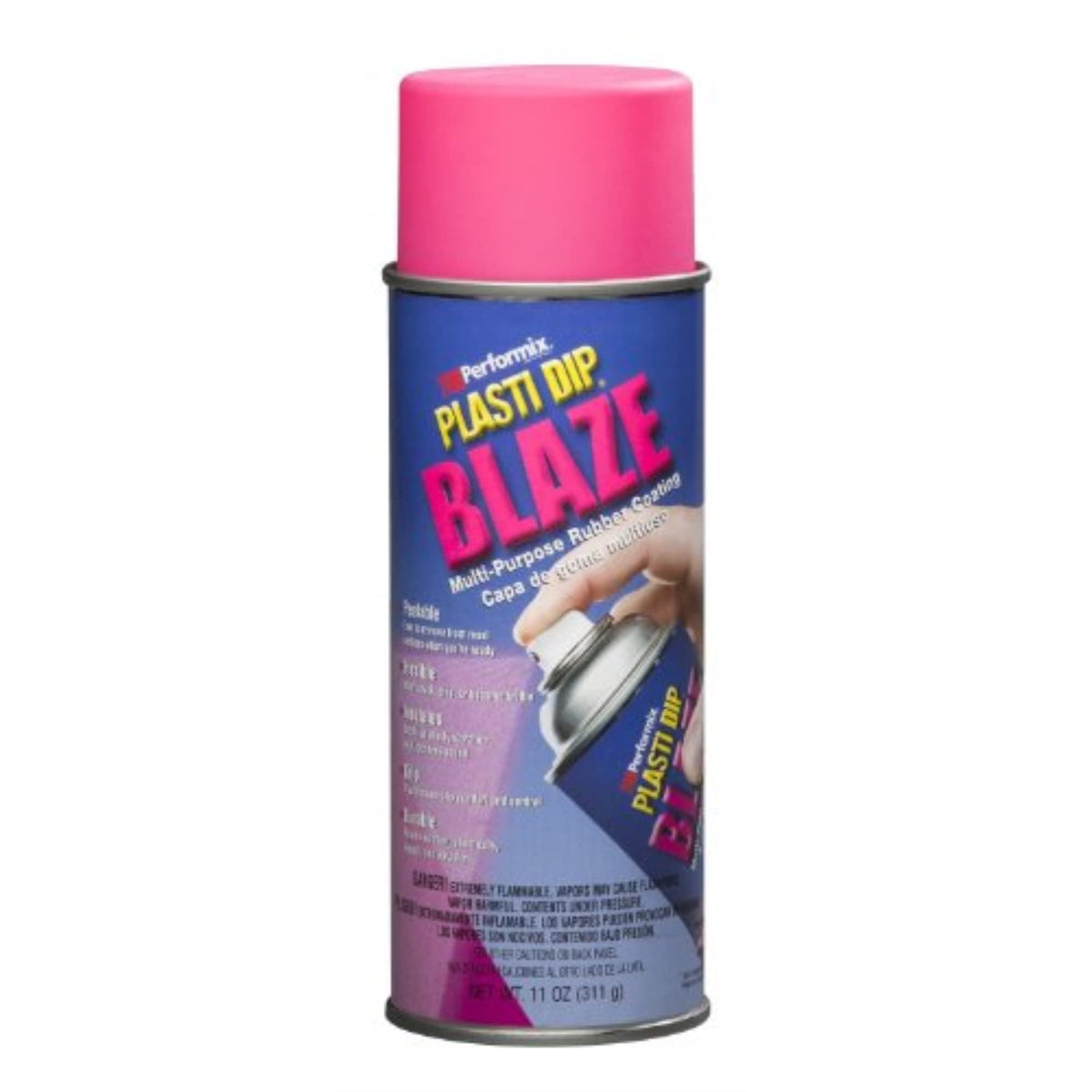 Plasti Dip Blaze Pink spray can for a durable, grip-enhancing tool coating