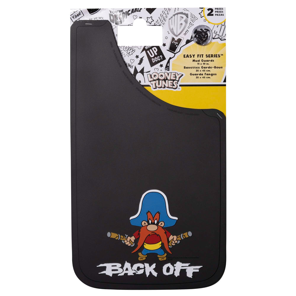 Easy Fit mud flaps install quickly and resist cracking.