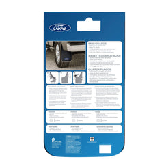 Plasticolor easy-fit mud guard with PVC and fiberglass backing resists cracking and splitting.