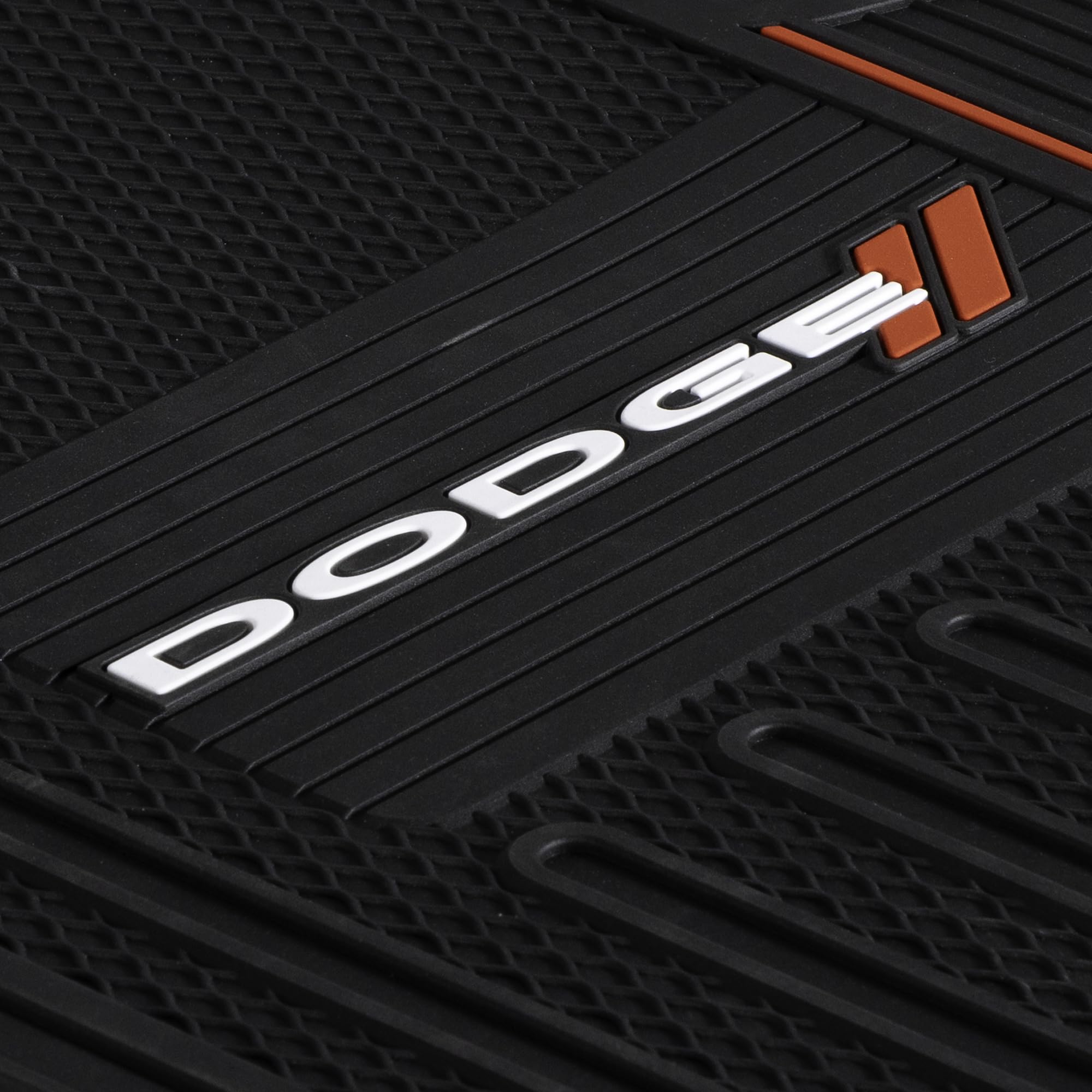 Plasticolor Elite Dodge mats underside with anchoring nibs securing in place