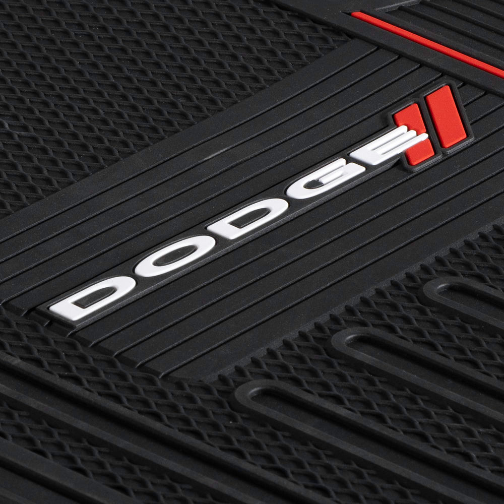 Plasticolor Elite Dodge mats underside with anchoring nibs securing in place