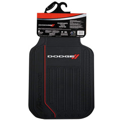 Plasticolor Elite Dodge mats installed in car interior demonstrating universal fit