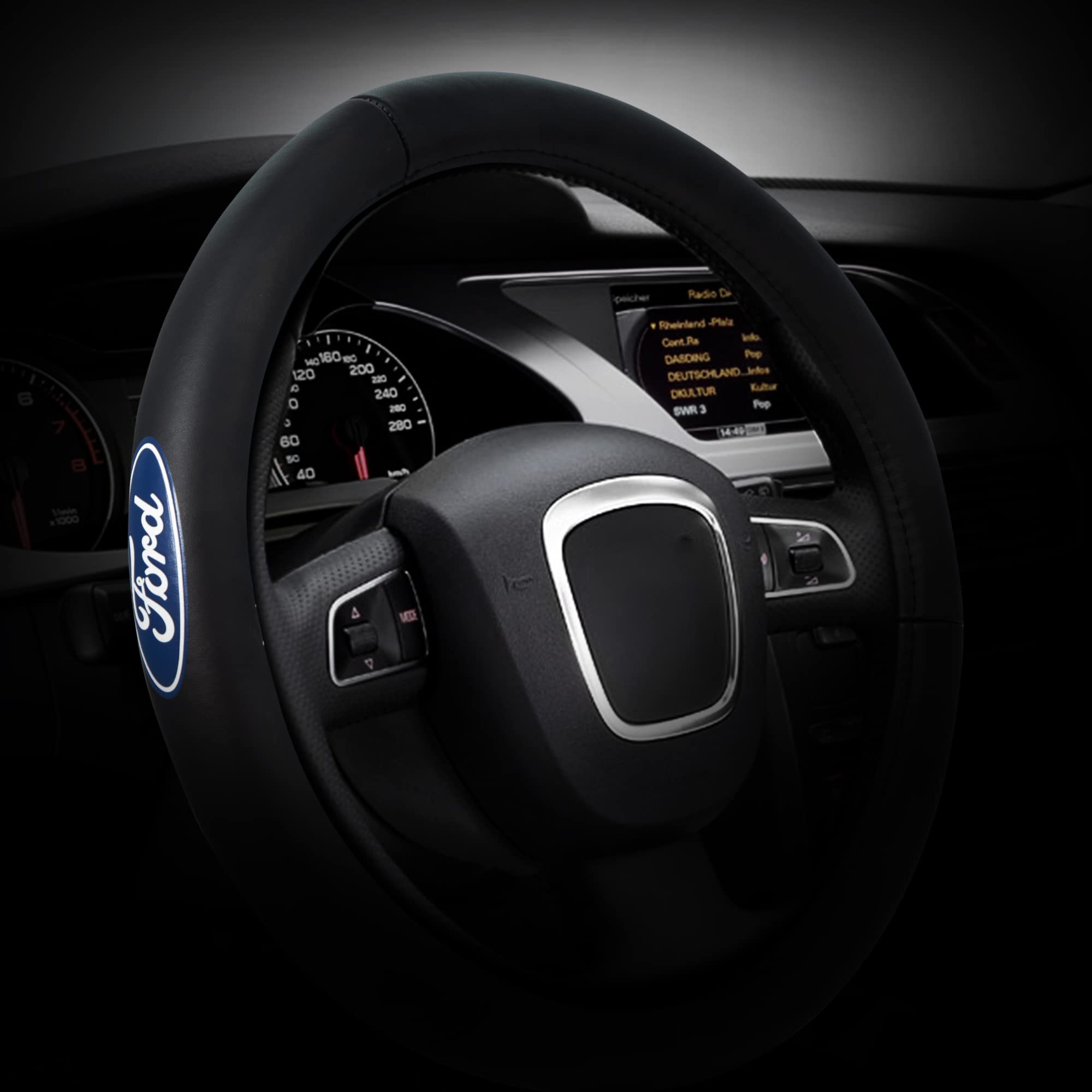 Color pop interior upgrade with Plasticolor Ford Genuine Leather cover.