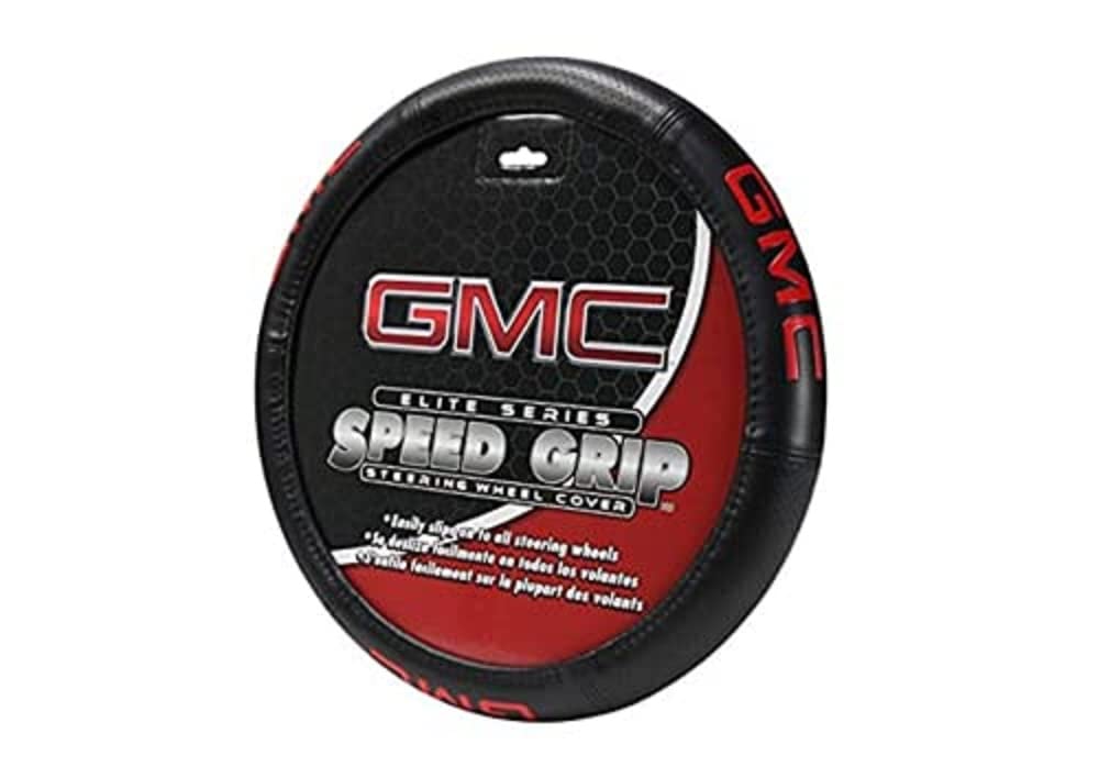 Plasticolor GMC Speed Grip steering wheel cover improves grip for comfortable driving