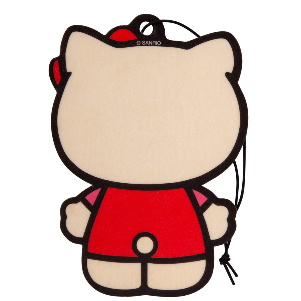 Plasticolor Hello Kitty air freshener with official Sanrio licensing visible for authentic style