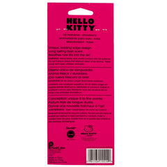 Plasticolor Hello Kitty air freshener strawberry back view with vibrant dual-sided design
