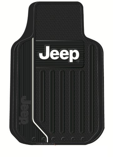 Plasticolor Jeep Elite front floor mat with anti-slip anchoring keeps mats in place
