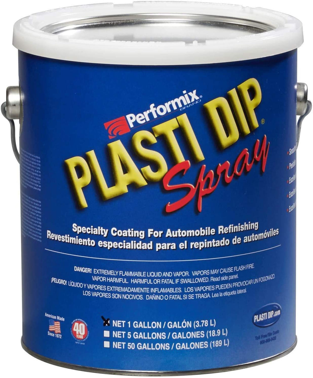 Plasti Dip black sprayable rubber coating showing a protective, peelable finish
