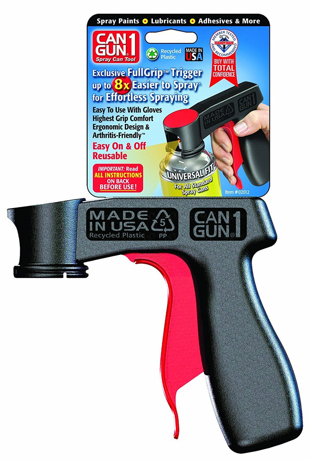 Plasti Dip Can-Gun accessory enabling smooth, even spraying