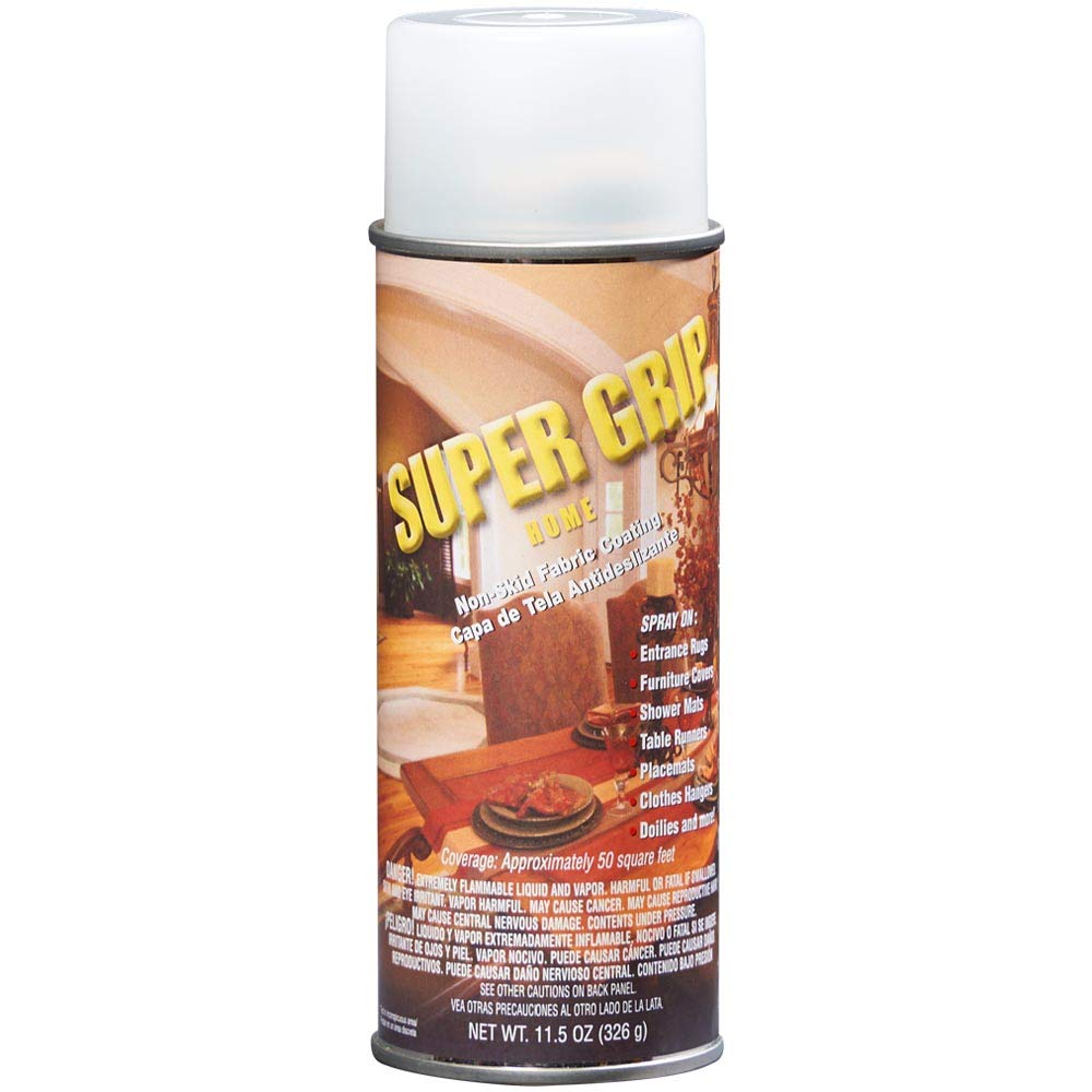 Plasti Dip Super Grip spray stabilizes rugs and reduces slipping on floors.