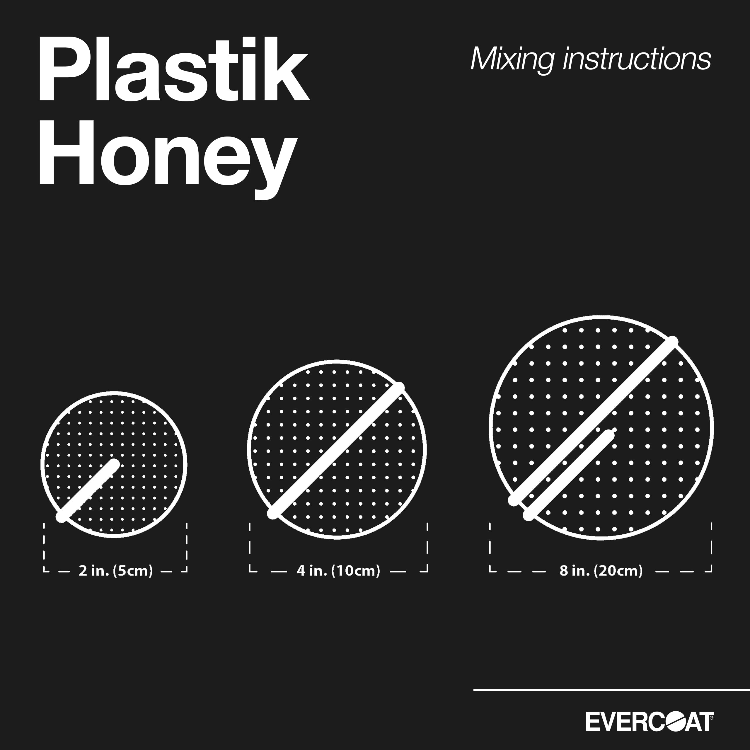 Plastik Honey bottle back label focus with usage directions
