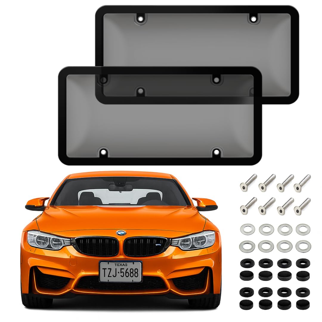 PlatePro Black 2PC frame provides durable, secure plate mounting.