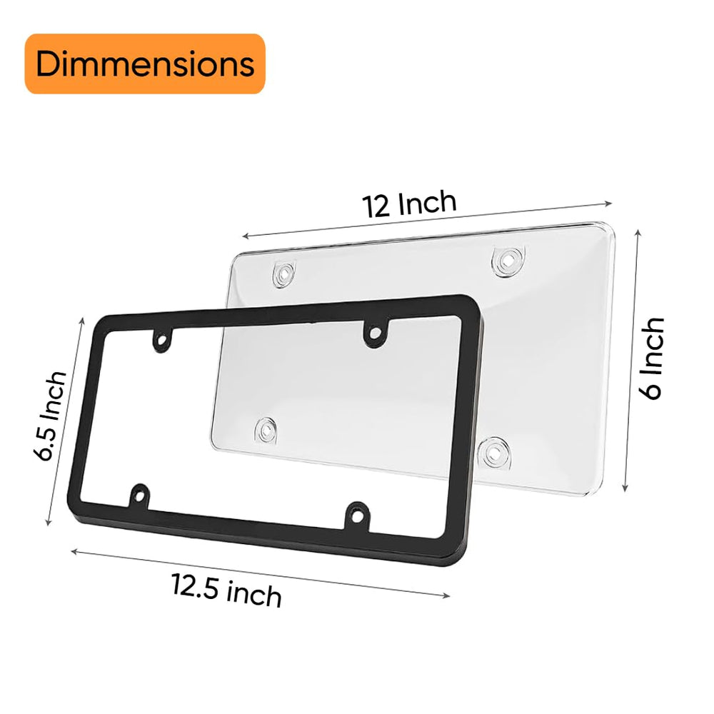 PlatePro frame on vehicle shows sleek, secure fit.