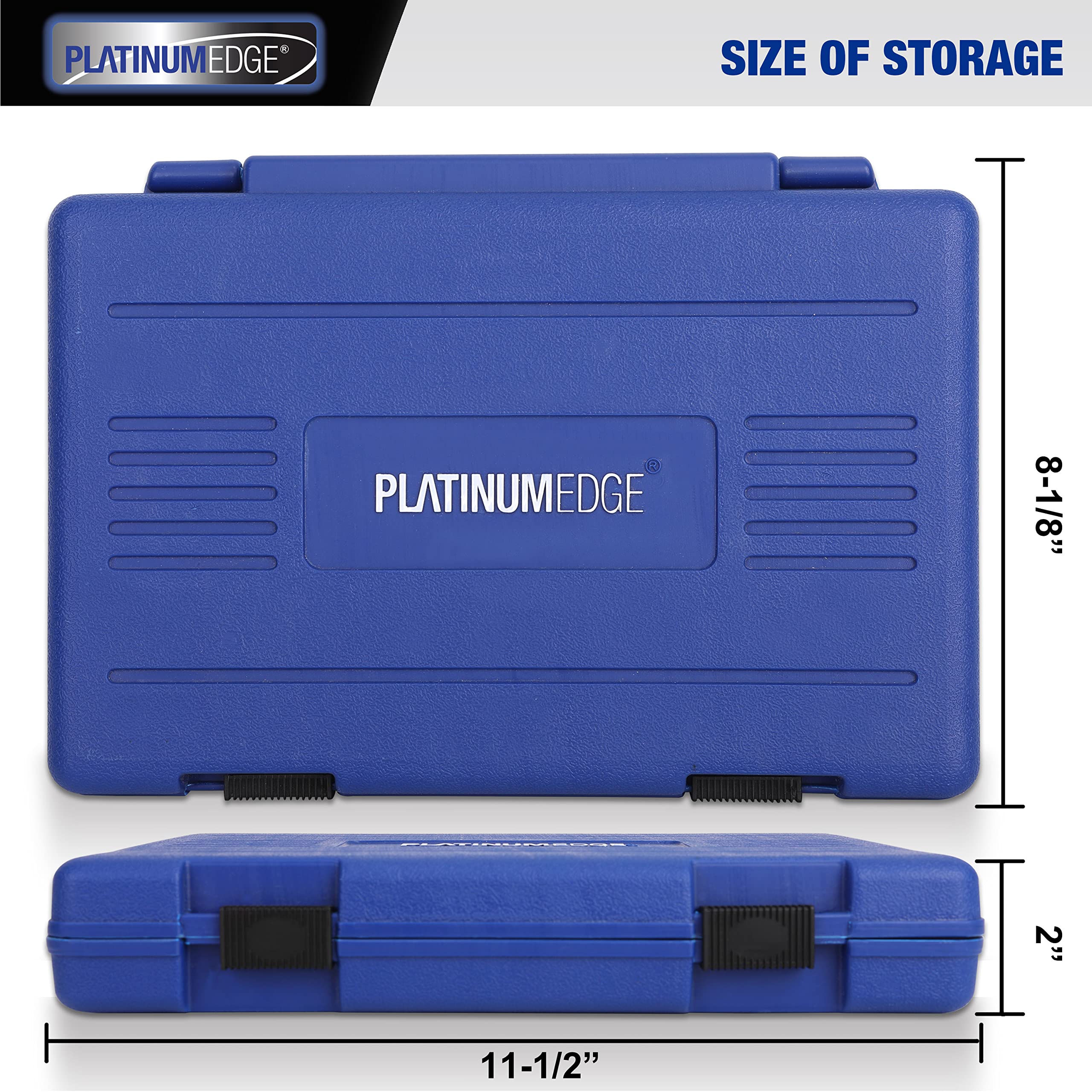 PLATINUMEDGE measuring guide helps confirm proper fit.