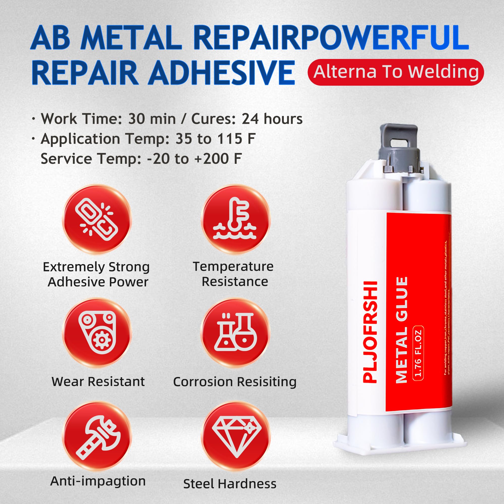 PLJOFRSHI muffler repair kit ready for automotive sealing