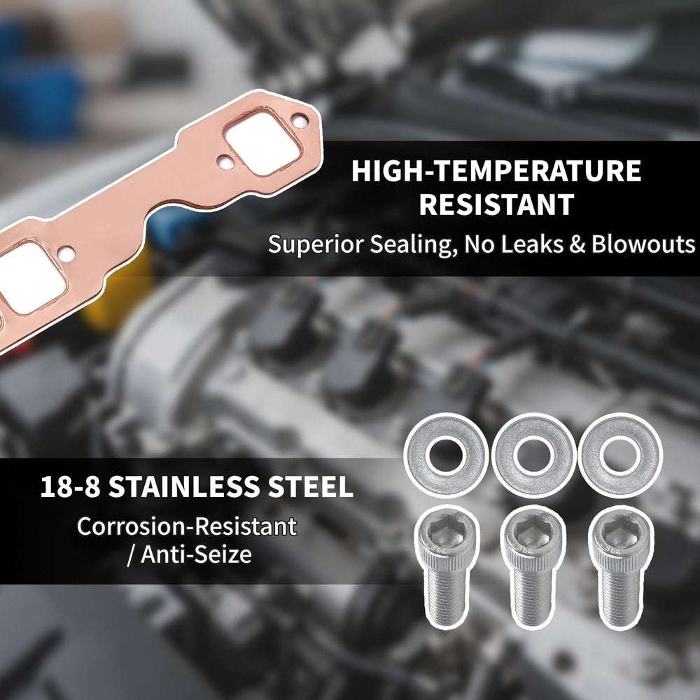 PLKHCU 18-8 stainless bolts and washers resist rust and seize