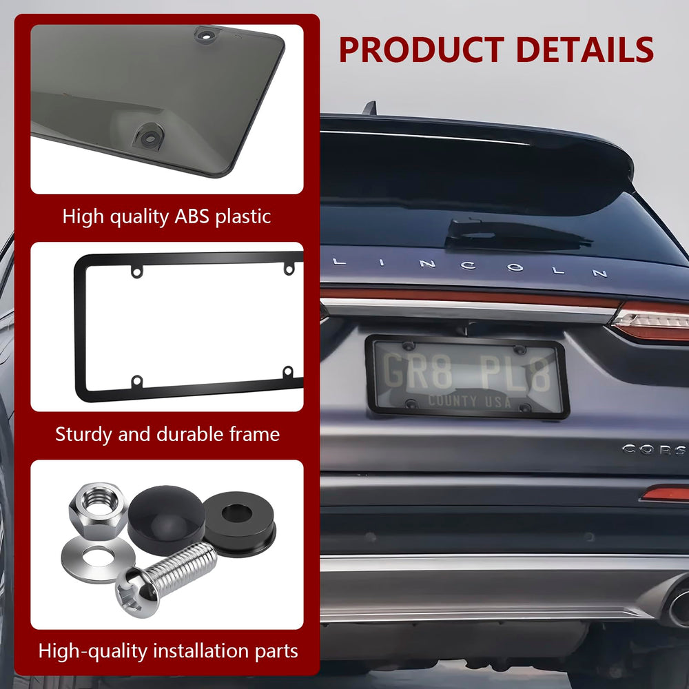 PLALEI included screws, caps, and washers for secure mounting