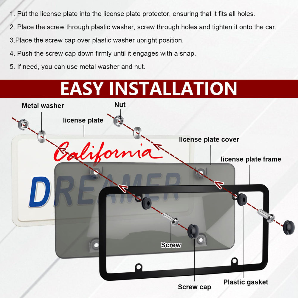 PLALEI UV-resistant frame resists rust and weathering for durable protection