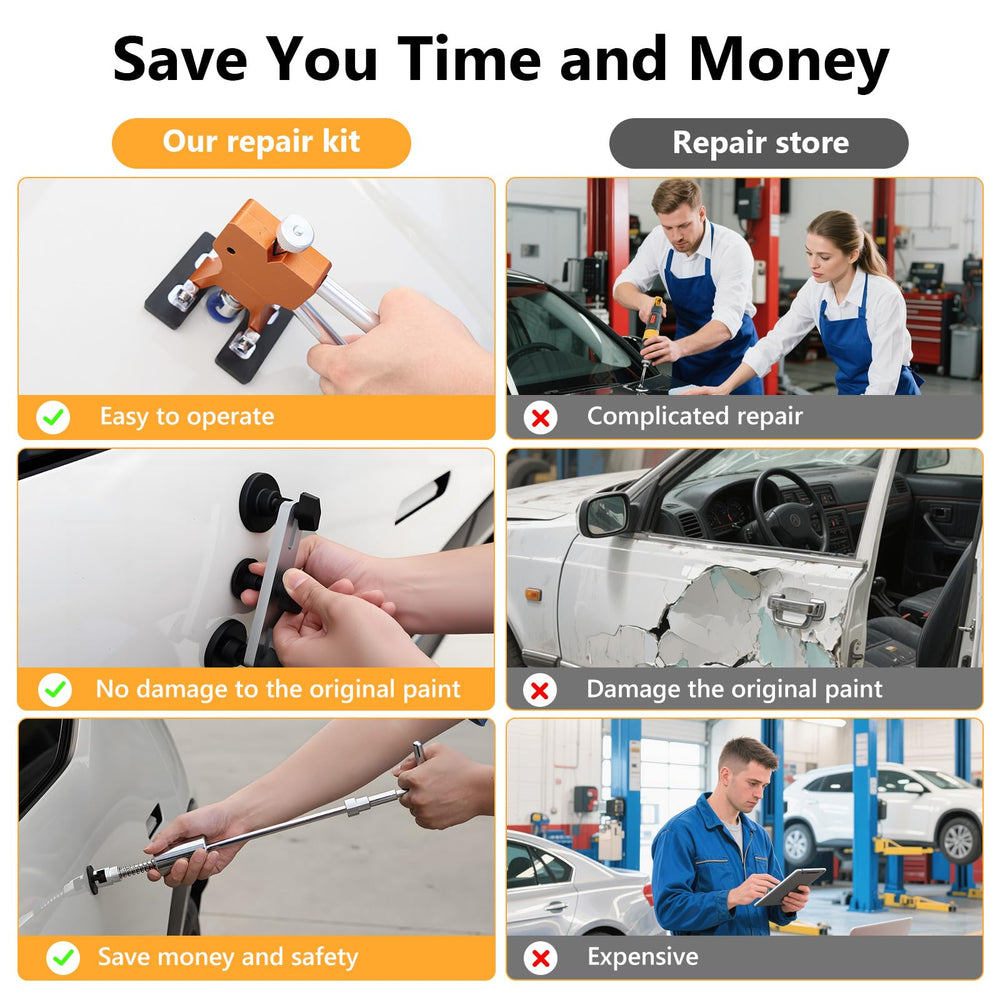 Ployroum adhesive pins set for dent repair