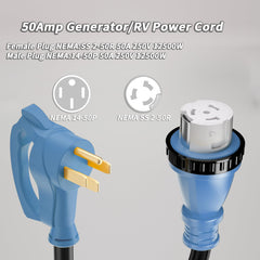 PlugSaf SS2-50R receptacle with locking ring for weatherproof connection.