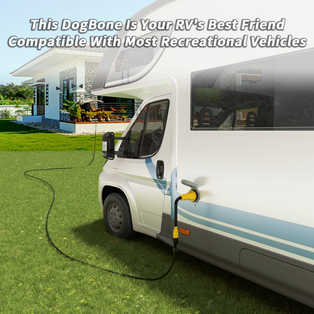 PlugSaf durable RV adapter proven through bend-testing for long life