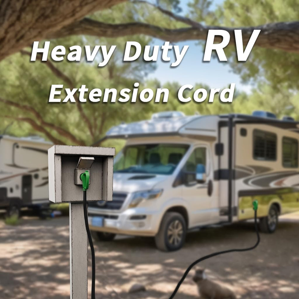 PlugSaf easy plug-unplug grip design reduces strain during outdoor use.