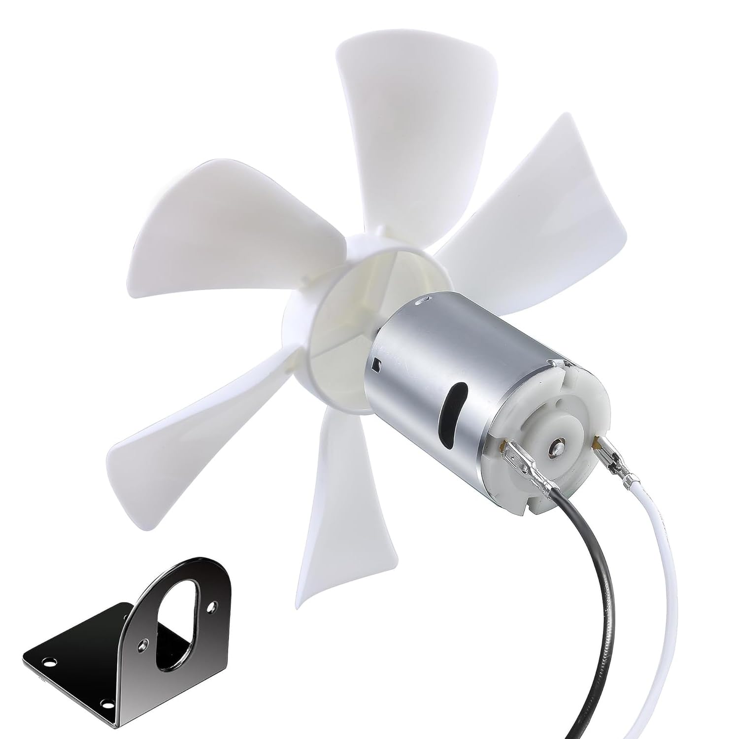PlusRoc 6in RV vent fan on white background, ready for installation