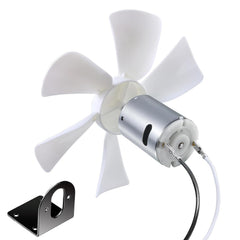PlusRoc 6in RV vent fan on white background, ready for installation
