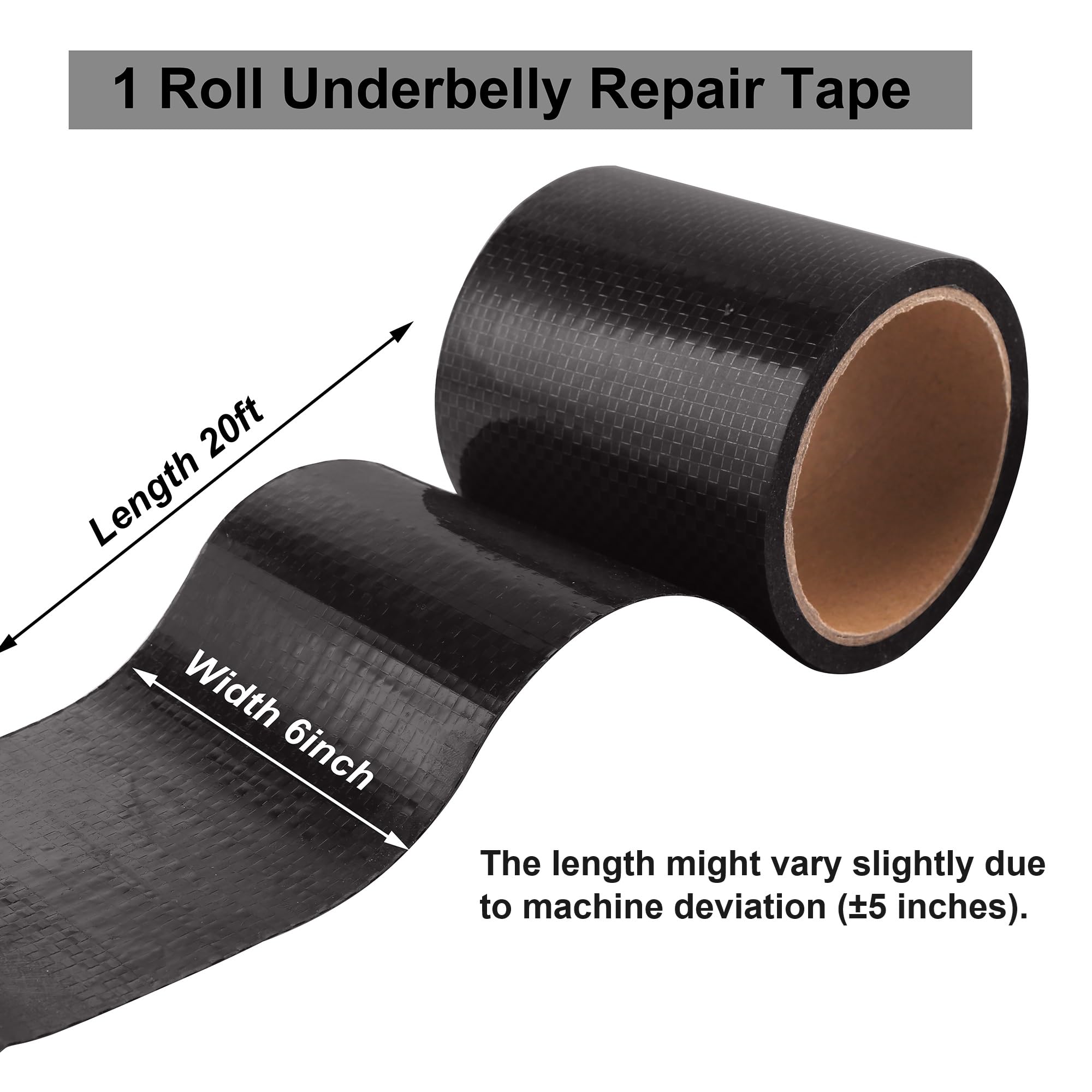 PlusRoc RV Underbelly Tape permanent-adhesive-layer creates a lasting bond for repairs