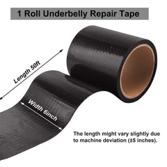 PlusRoc RV Underbelly Tape demonstrates permanent adhesion on holes and tears