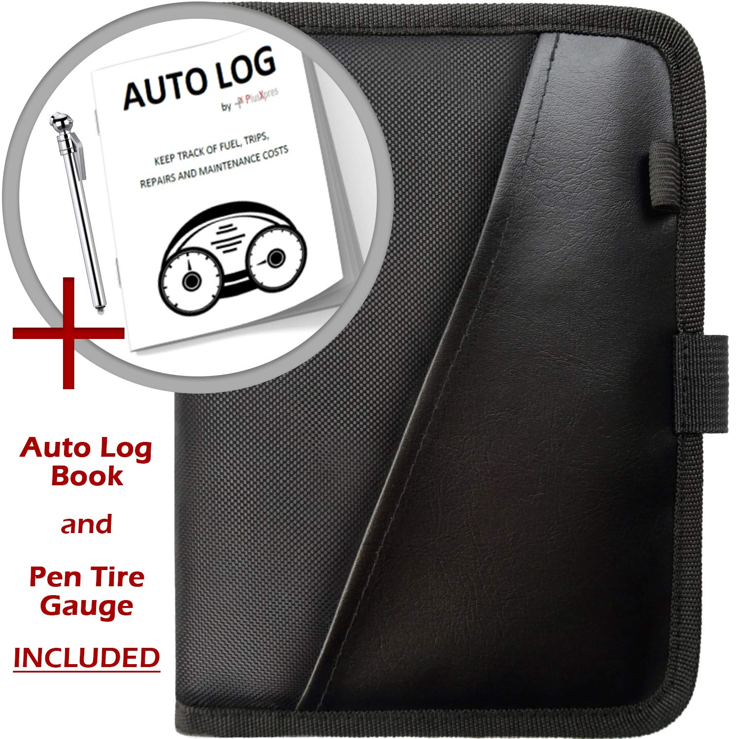 PlusXpres Glove Box Organizer durable polyester construction resists wear.