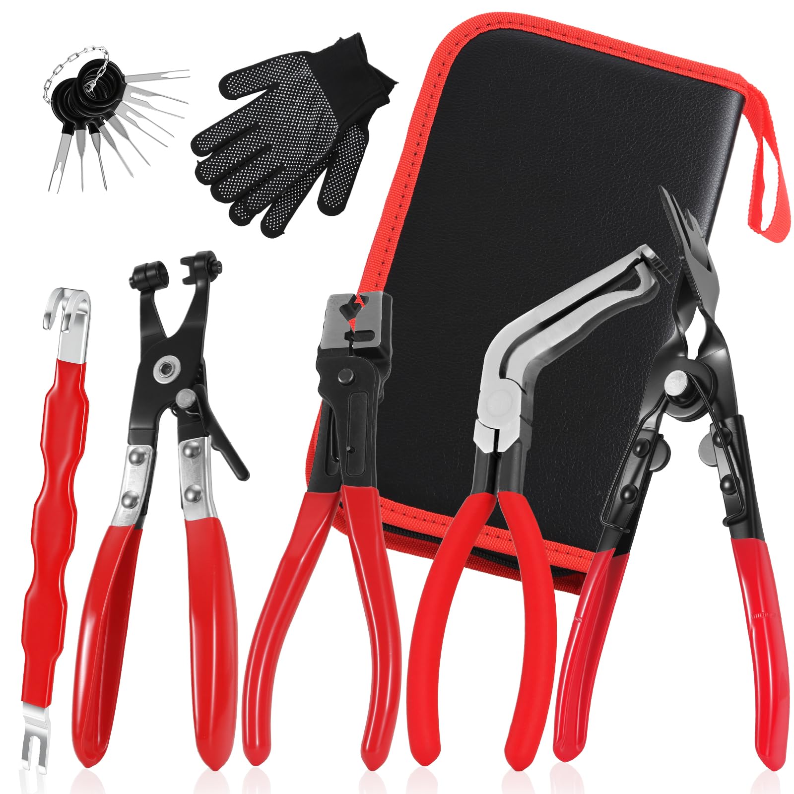 Plyvuir electrical disconnect pliers front view for easy connector release.