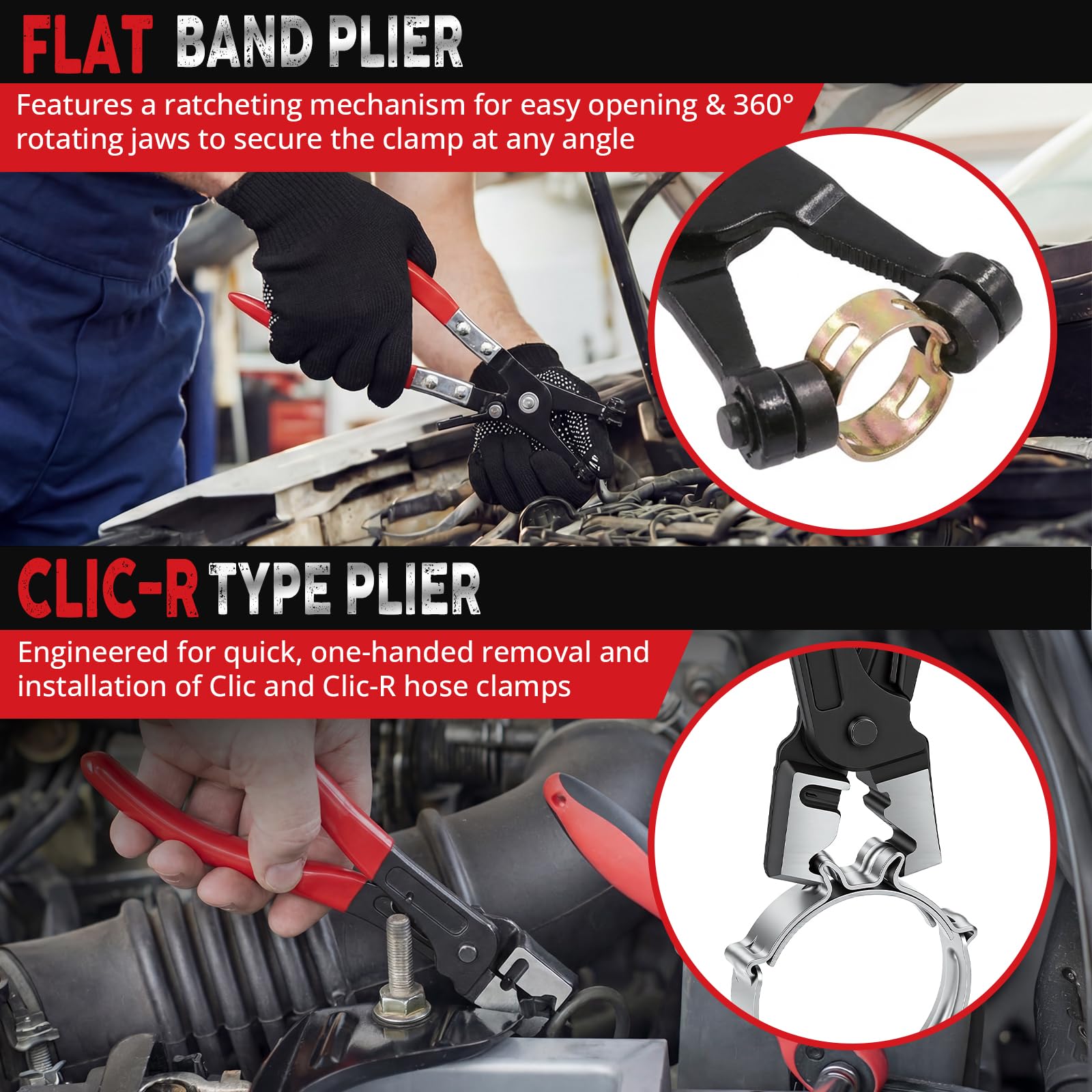 Plyvuir protective gloves included for safer handling during repairs.