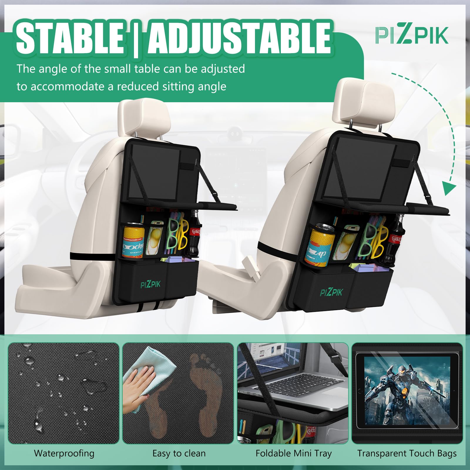 Plzpik car organizer ideal for travel with reliable storage.