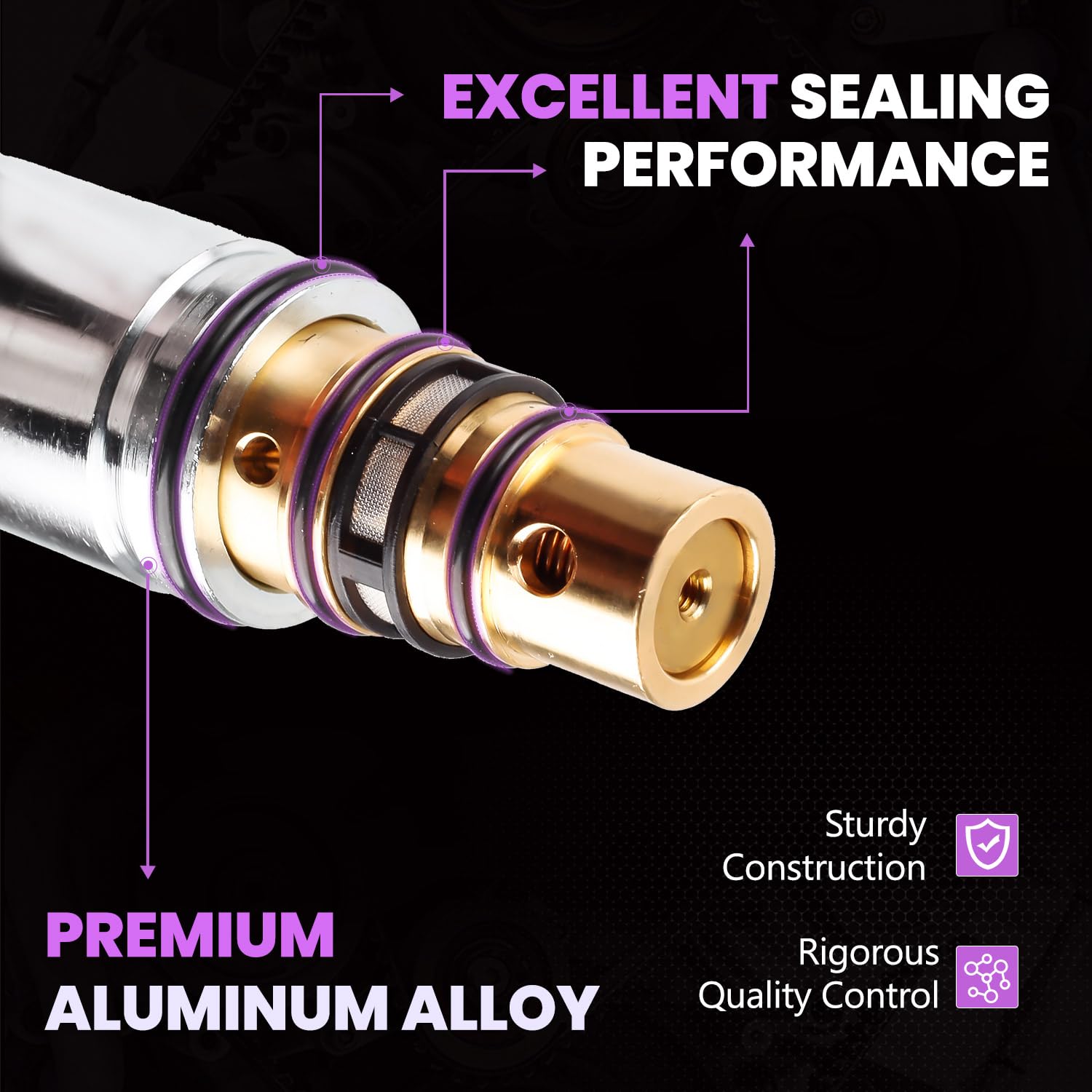 Pnkauto Jetta TDI solenoid valve ensures steady air flow for comfort.
