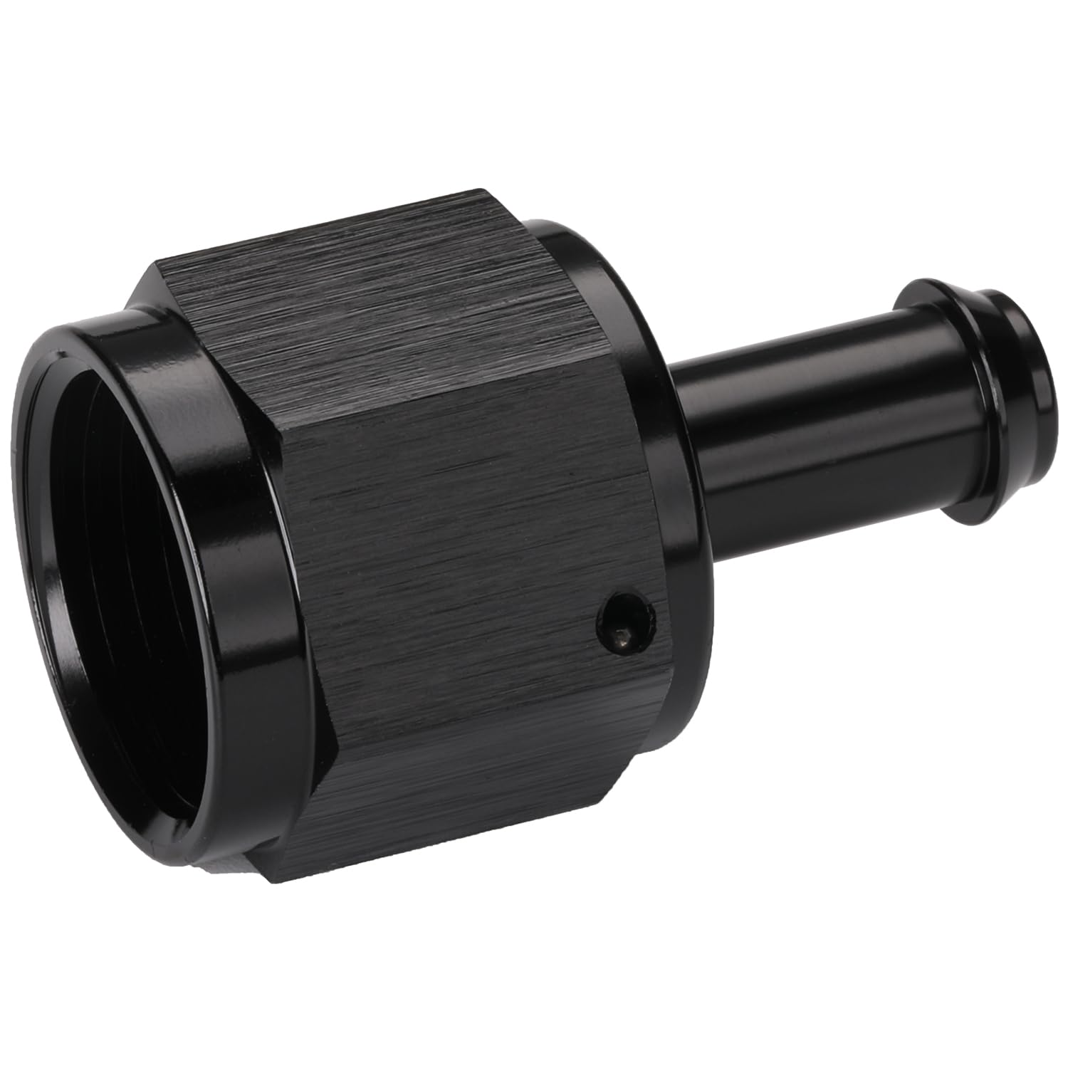 Podavelle anodized black fitting in engine bay offers reliable performance.
