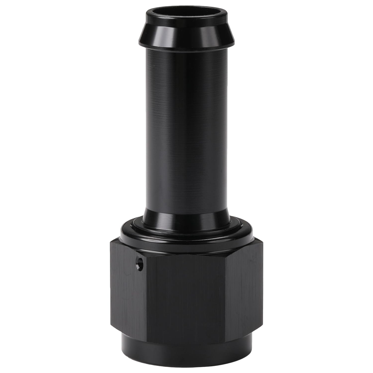 Podavelle 10AN to 5/8 barb adapter with swivel for smooth fuel line routing