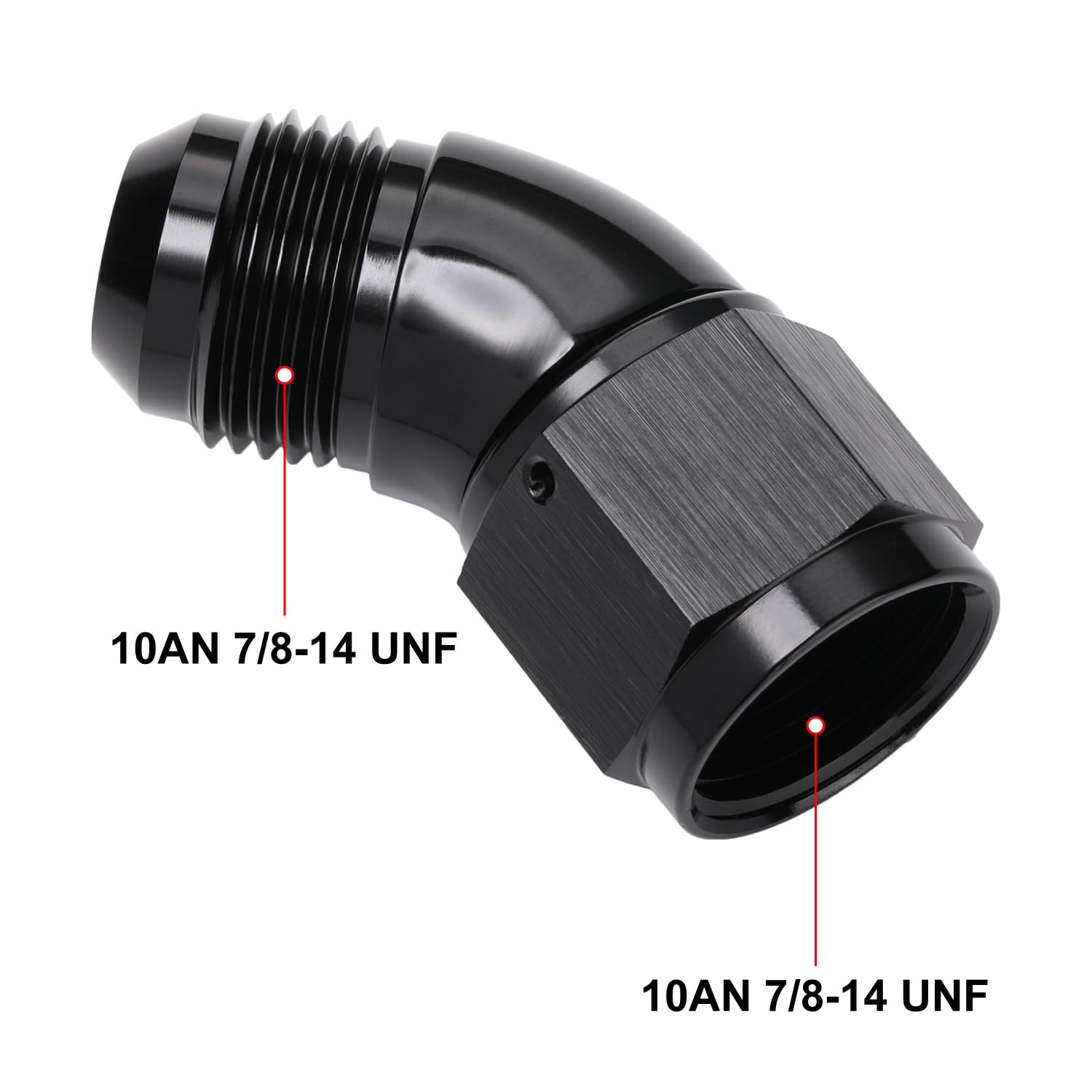 Podavelle 10AN swivel female connector enabling easy installation and leak resistance