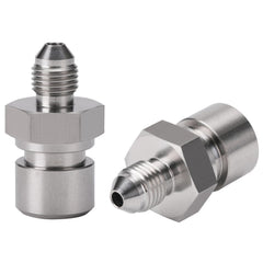Podavelle 3AN to 3/8-24 inverted flare adapter in 2-pack for 3/16 inch brake lines.