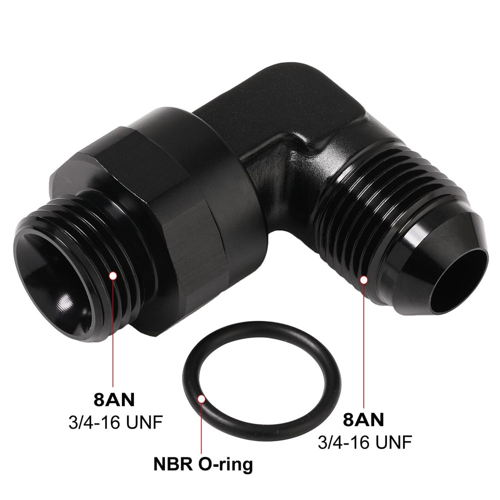 Podavelle 6061-T6 aluminum fitting with anodized finish for durability.