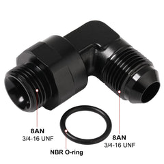 Podavelle 6061-T6 aluminum fitting with anodized finish for durability.